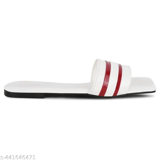 Flats for Women (White, 3)