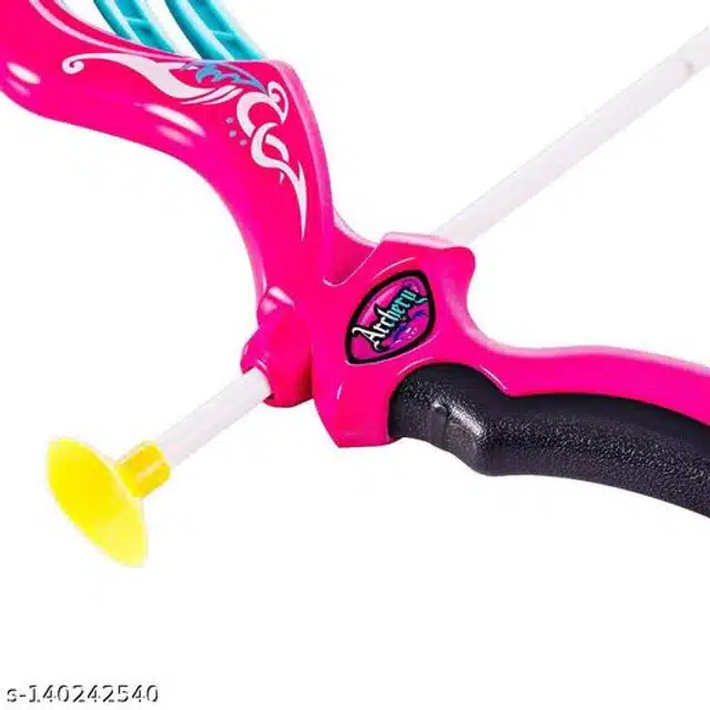 Bow and Arrow Set for Kids (Pink)