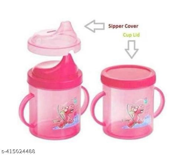 Plastic Sipper for Baby (Pink, 500 ml)