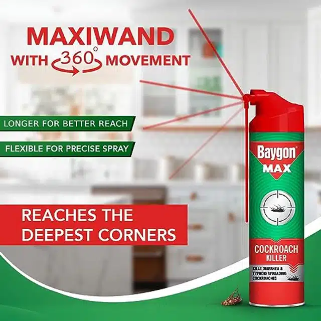 Baygon Max Cockroach Killer 400 ml