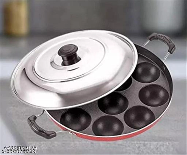 Aluminium Appam Maker (Multicolor)