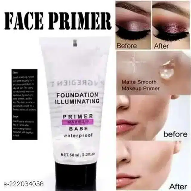 Charcoal Face Mask & Face Primer with Makeup Fixer (Set of 3)