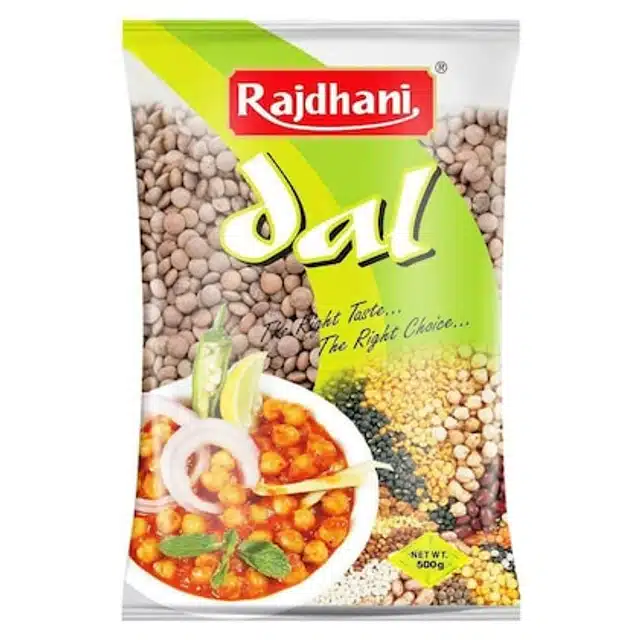 राजधानी मसूर साबुत 500Gm