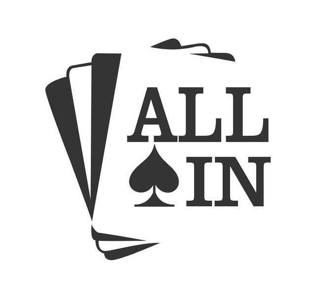 Lansticks Pvc Vinyl All In Poker Image Medium Self Adhesive Sticker (50X60 Cm) (Ln-00884)