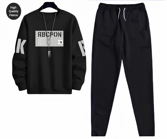 Tracksuit for men (Black, XXL) RBC