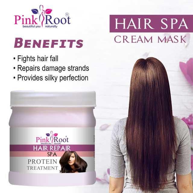 Pink Root Hair Repair Spa Mask Protein Treatment (Pack Of 1, 500 g) (MI-132)