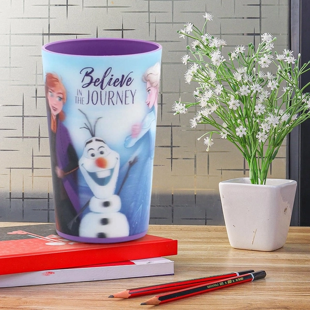 GLUMAN Frost 3D Frozen Series Tumbler (300 ml, Pack of 1)