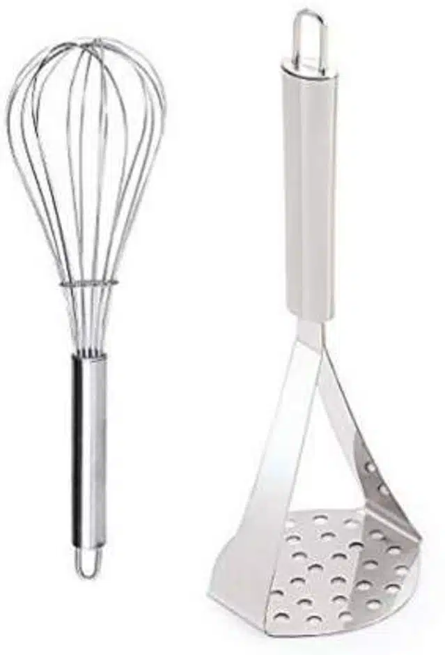 Stainless Handle Whisks & Masher