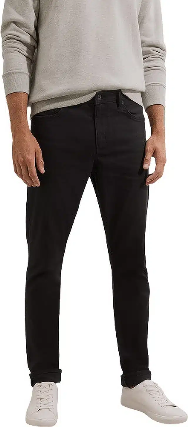 Polycotton Jeans for Men (Black, 28)