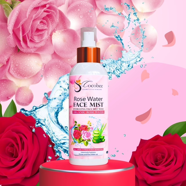 Cocobee Organic Face Mist Rose Water (200 ml)