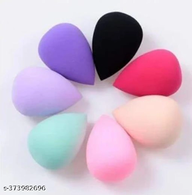 Makeup Blender Puff (Multicolor, Pack of 5)