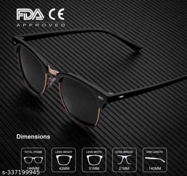 UV Protected Sunglasses for Men (Black)