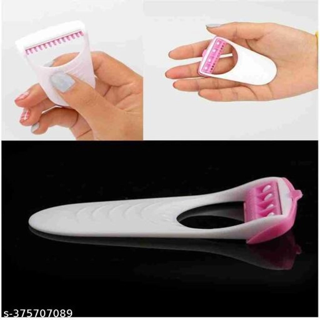 Disposable Hair Removal Razor for Women (Pink & White, Pack of 6)