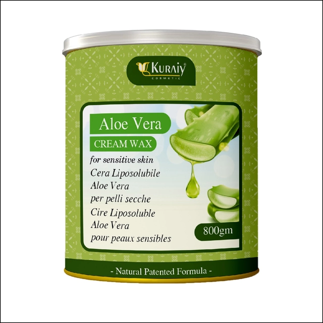 Kuraiy Cosmetic Aloe Vera Cream Hair Remover Wax (800 g)