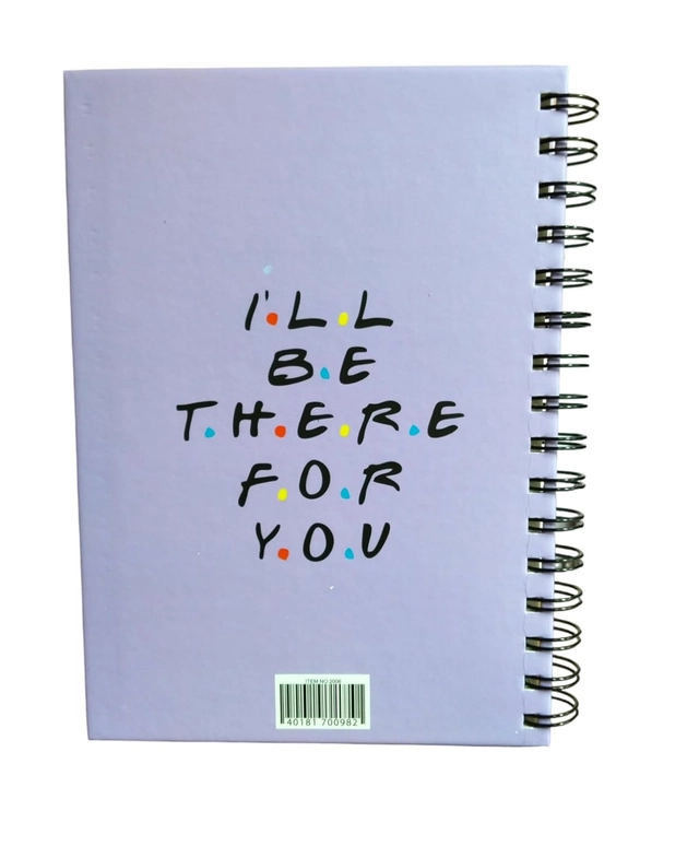 Printed Ruled Spiral Notebook (Multicolor)