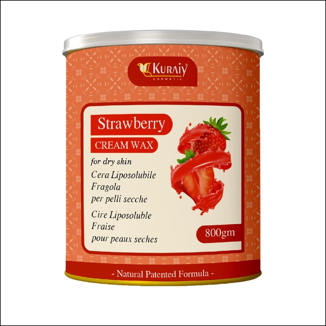 Kuraiy Cosmetic Strawberry Cream Hair Remover Wax (800 g)