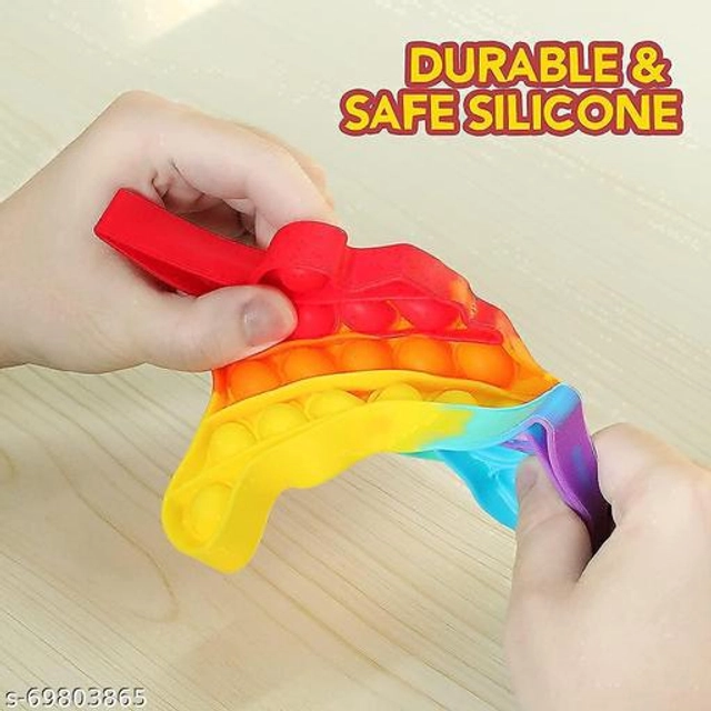 Silicone Fidget Toys for Kids (Multicolor, Pack of 2)