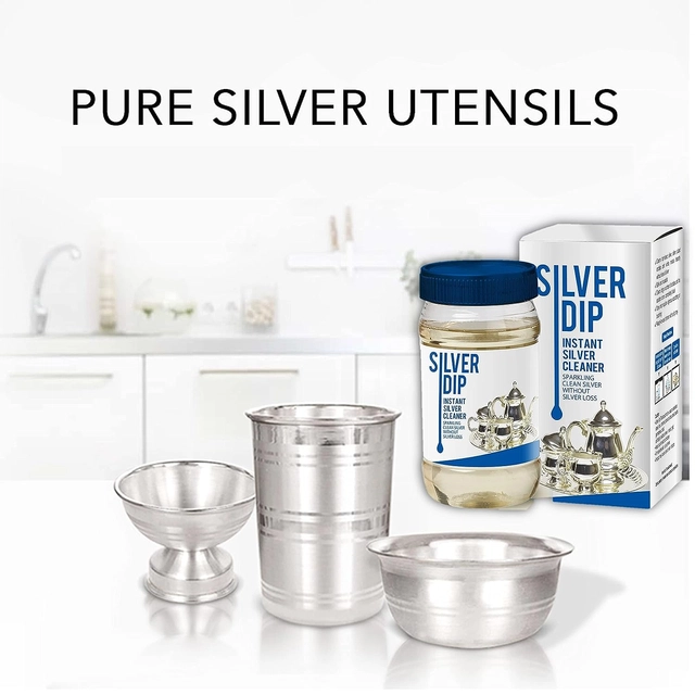 Silver Dip Instant Silver Utensils Cleaner (300 ml)