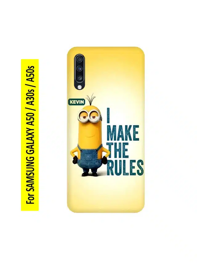 Printed Matte finish Hard Back Cover for Samsung Galaxy A50 / A30s/ A50s