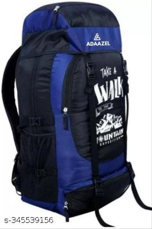 Hiking Backpack for Men & Women (Navy Blue & Black)