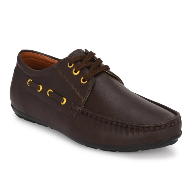 Loafers for Men (Brown, 6)