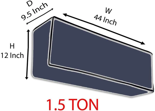 Polyester AC Cover (Blue)