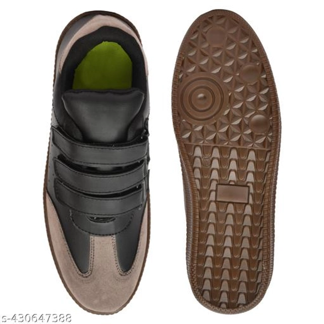 Casual Shoes for Men (Brown & Black, 6)