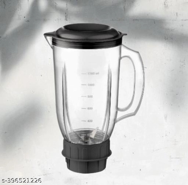 Plastic Jar for Mixer (Black, 1500 ml)