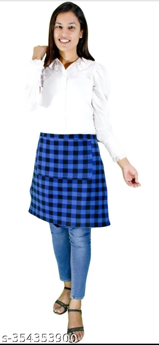 Cotton Apron for Men & Women (Blue)