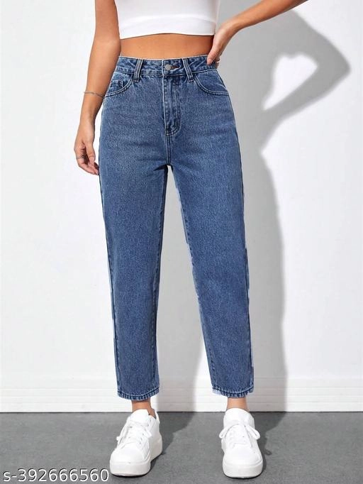 Denim Jeans for Women (Blue, 34)