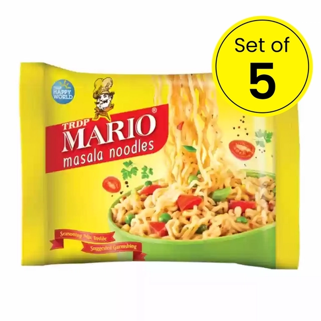 मारियो मसाला नूडल्स 5X52 g (पैक ऑफ 5)