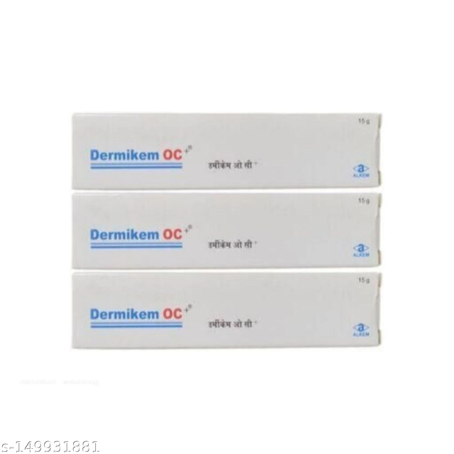 Dermikem OC+ Antifungal Cream (15 g, Pack of 3)