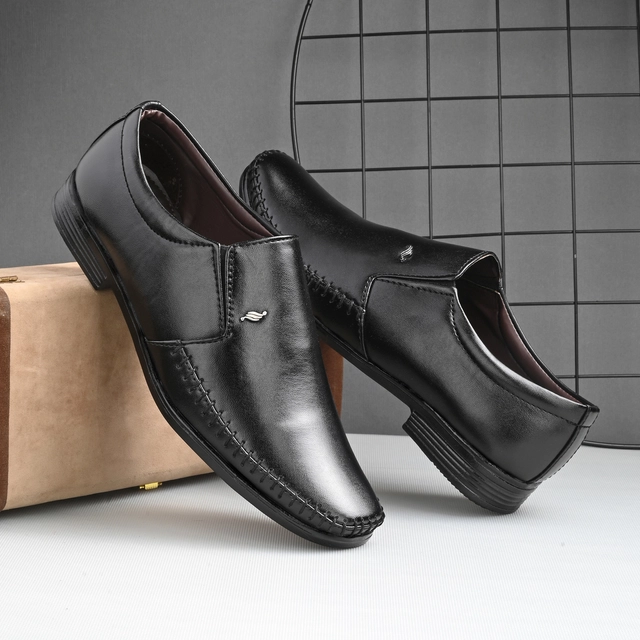 Formal Shoes for Men (Black, 6)