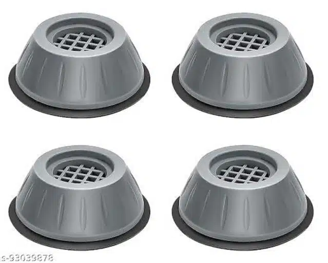 Washing Machine Anti Vibration Stand Pads (Grey, Pack of 4)