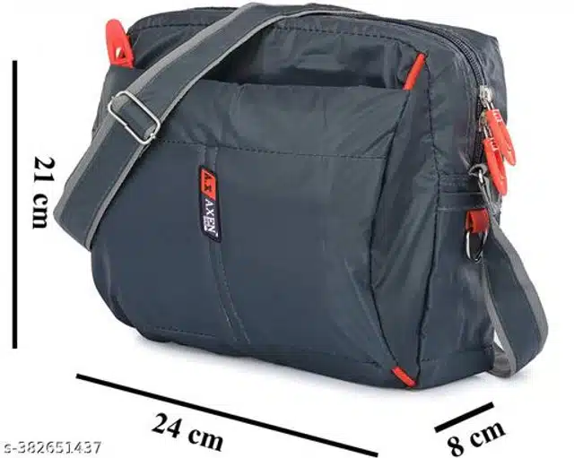 PU Sling Bag for Men & Women (Grey)