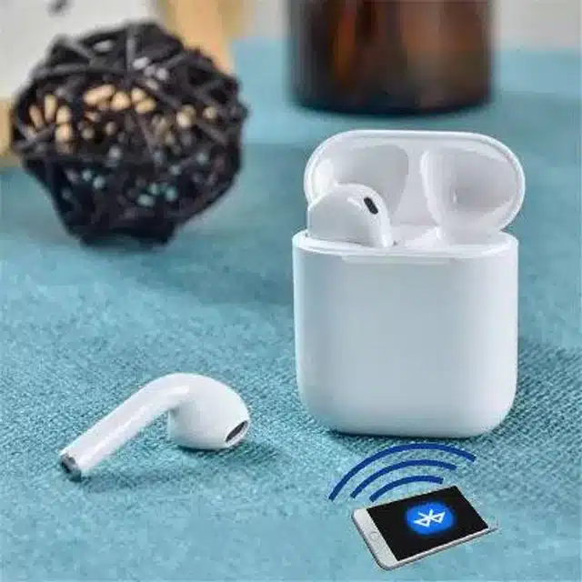 I12 Bluetooth 5.0 Earbuds (White)