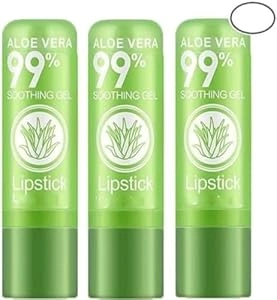 Aloe Vera Color Changing Lip Balm (Pink, 10 g) (Pack of 3)