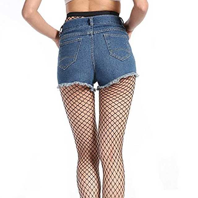 Pinak Cotton Fishnet Women'S Sexy Net Pattern Panty Hose (Black) (PS-152)