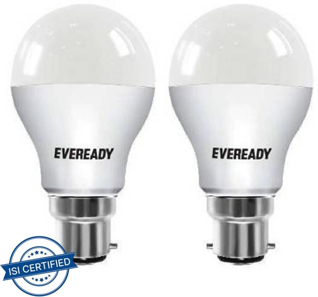 Eveready 9 W Standard B22 Led Bulb (White, Pack Of 2) As