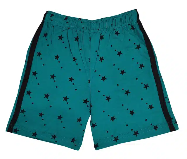 Cotton Blend Printed Shorts for Kids (Pack of 3) (Multicolor, 2-3 Years)