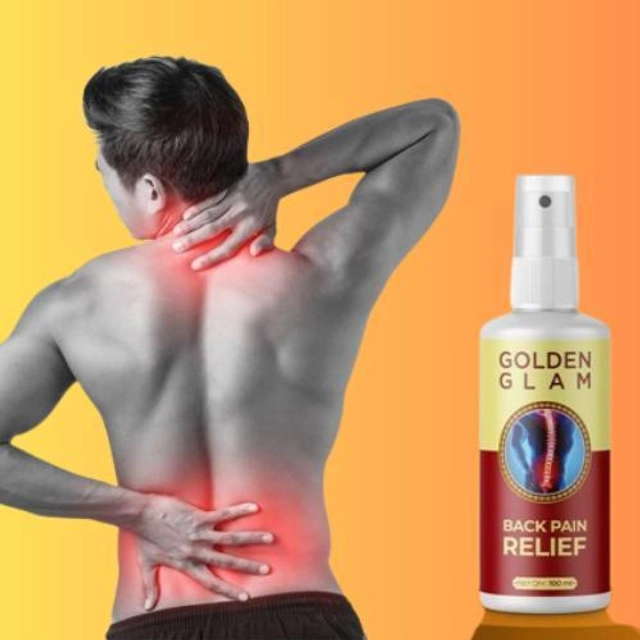 Golden Glam Body Pain Relief Spray (100 ml)