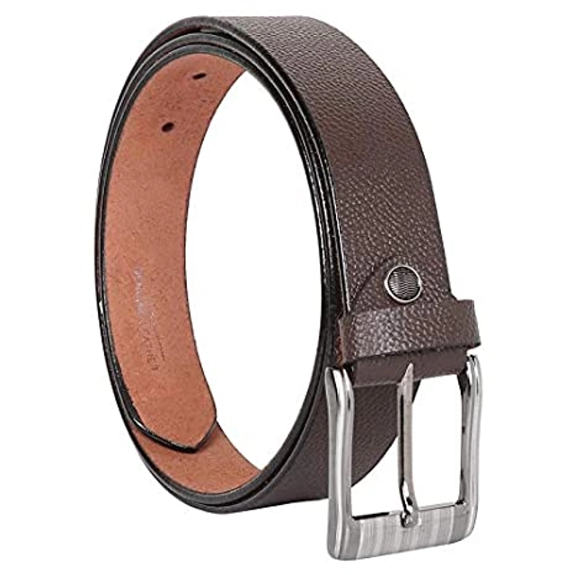 Faux Leather Belt for Men (Brown)