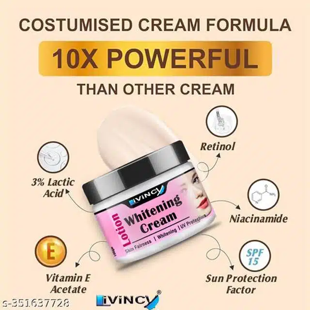 Livincy Whitening Cream (100 g, Pack of 2)