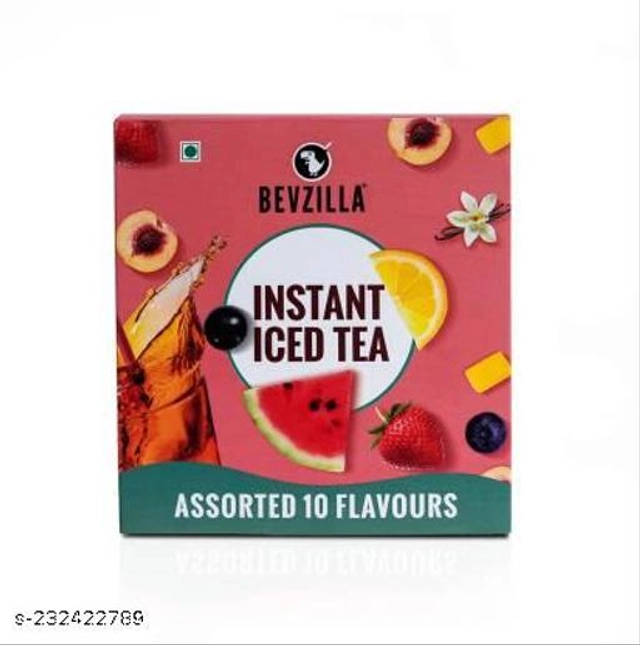 Bevzilla Instant Iced Tea Powder Sachets (30 g, Pack of 10)