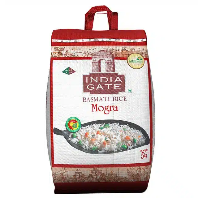 इंडिया गेट मोगरा बासमती राइस (ब्रोकन टुकड़ा) 5 kg