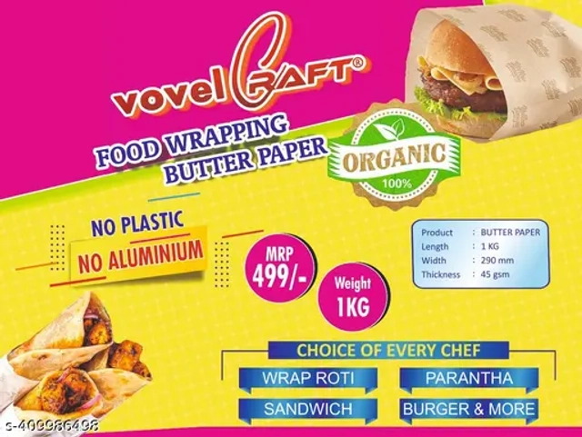 Food Wrapping Butter Paper (100 m)