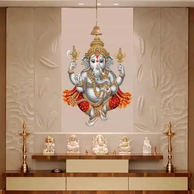 गॉड & गोड्स 928 वॉल स्टीकर (40 x 60 x 0.1 Cm)