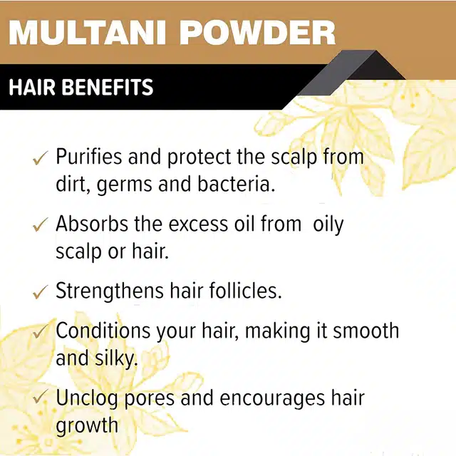 Natural Multani Mitti Powder for Skin & Hair (100 g)