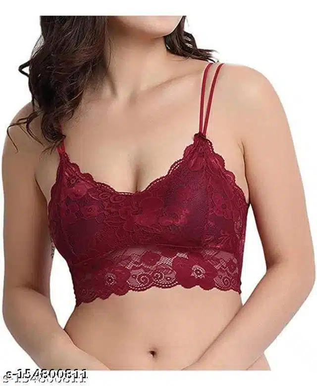 Women's Cotton Blend Lightly Padded Bra Combo (Multicolor, Pack