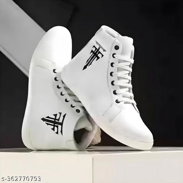 Boots for Men (White, 6)